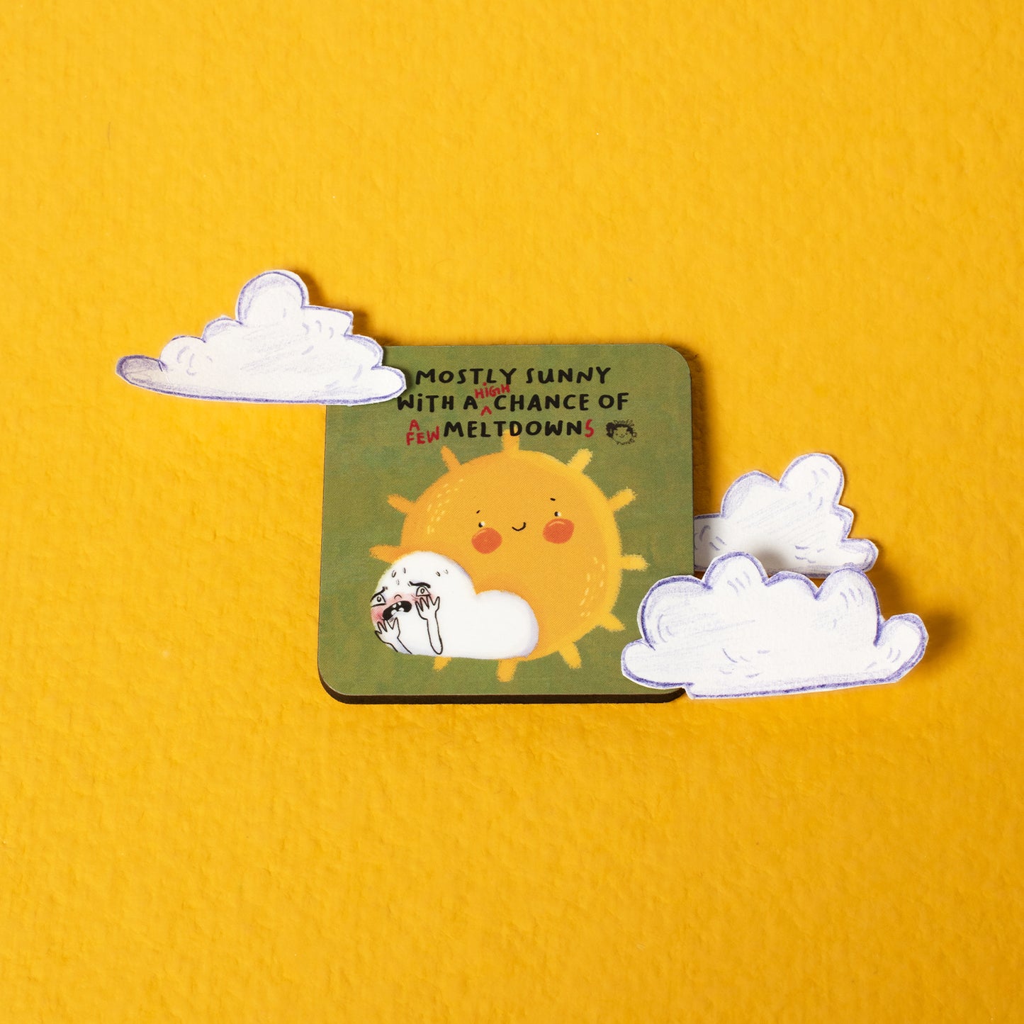 Sunny Meltdown Magnet