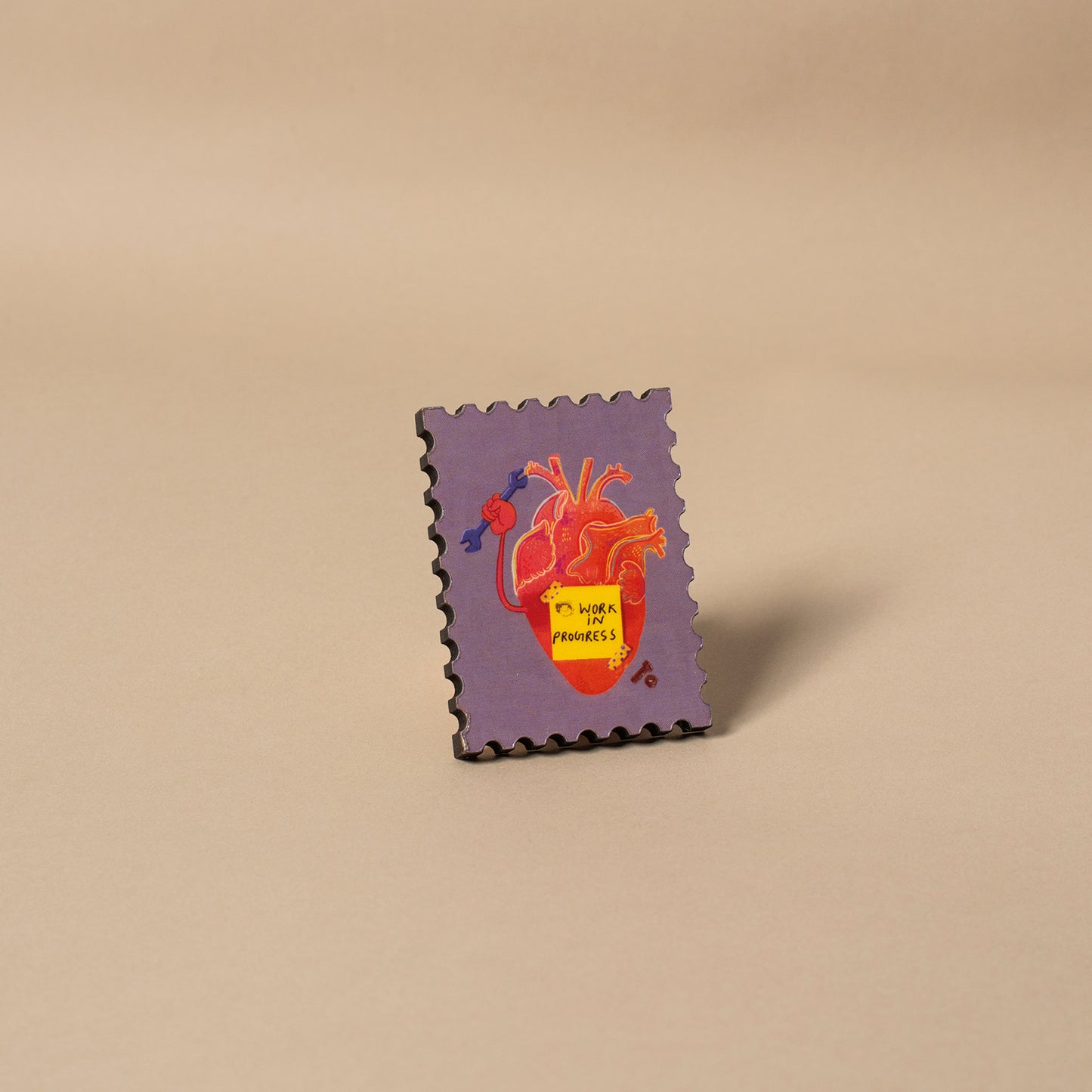 WIP Heart Broooch/Pin
