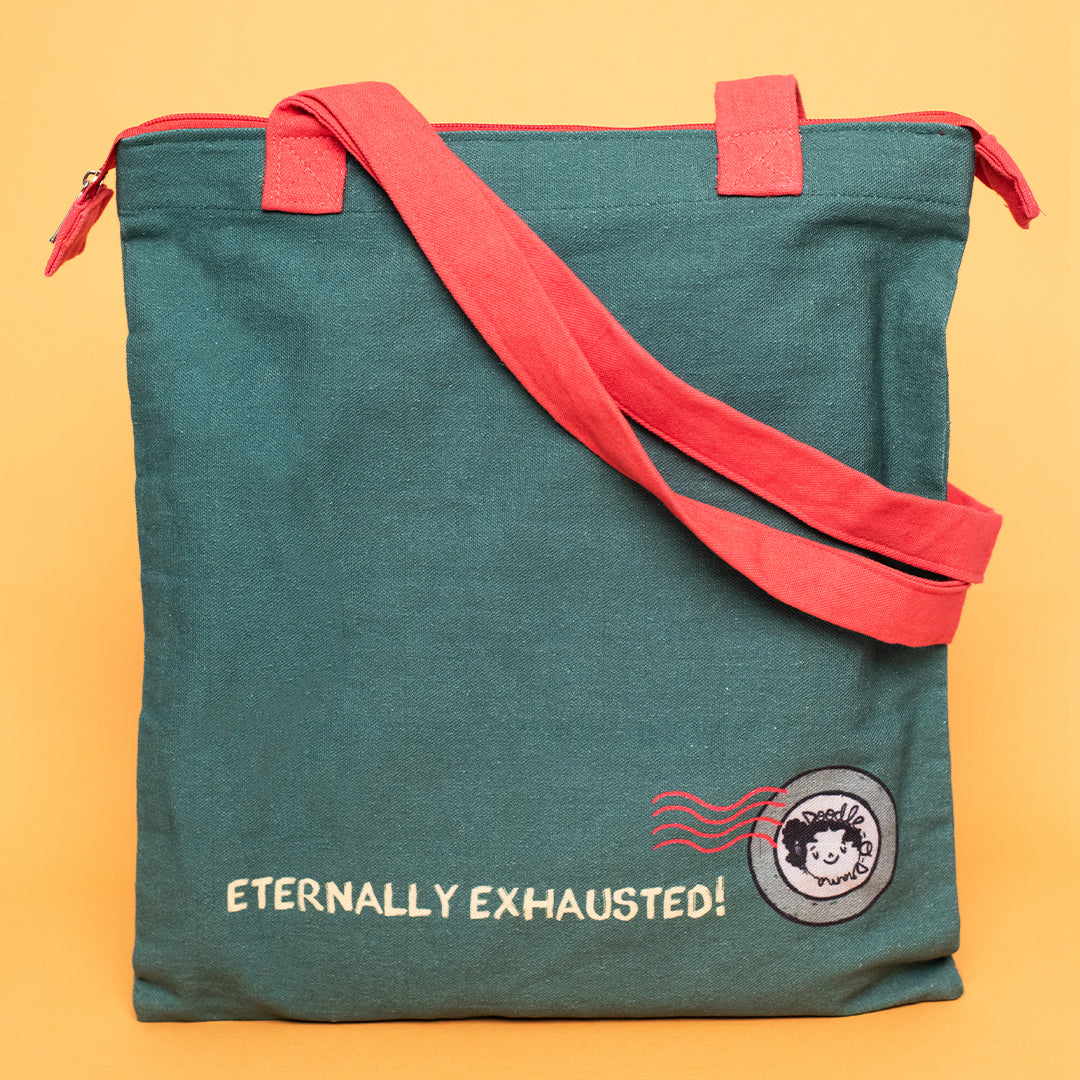 Eternally Exhausted Tote