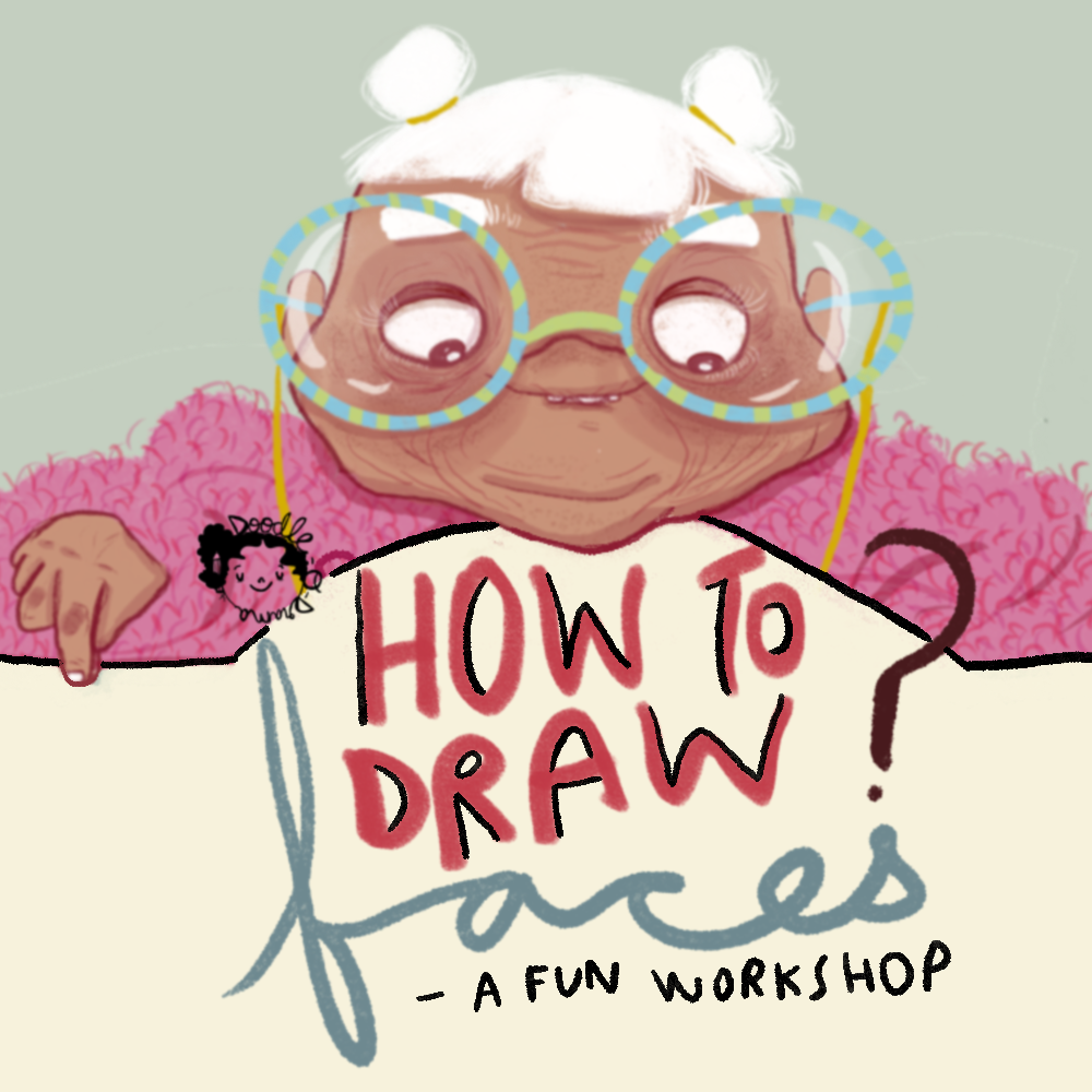 Drawing faces with Doodleodrama : workshop