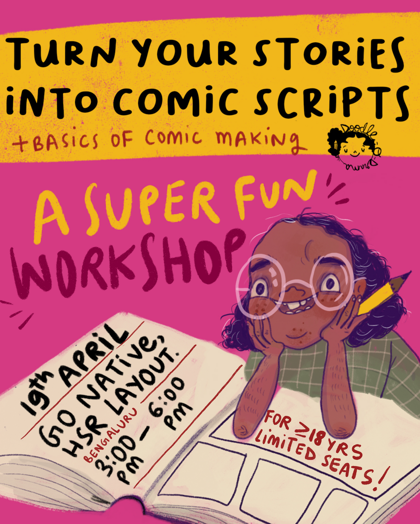 Art of storytelling through comics : Doodleodrama Workshop