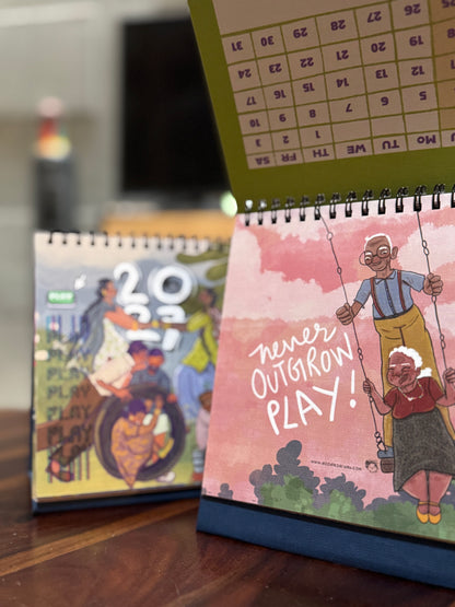 Desk Calendar 2027 : Press Play