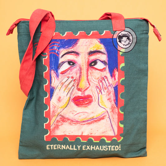 Eternally Exhausted Tote