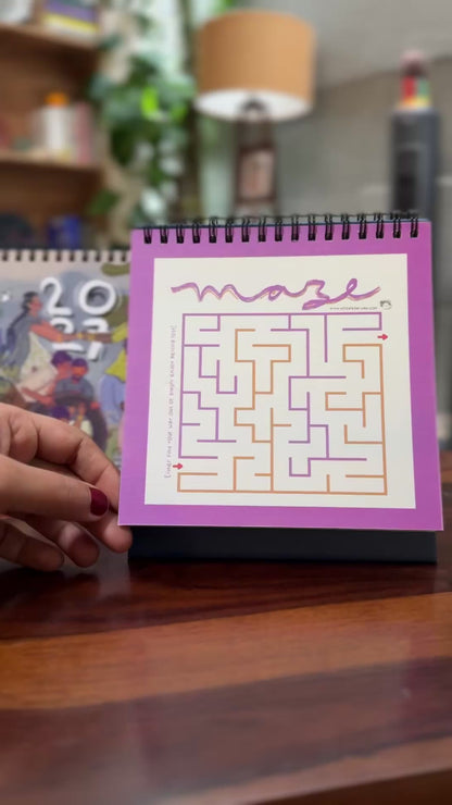 Desk Calendar 2027 : Press Play
