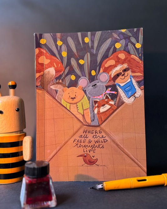 Notebook : All the wild things (blank pages)