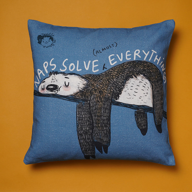 Cushion Cover : Nap all day