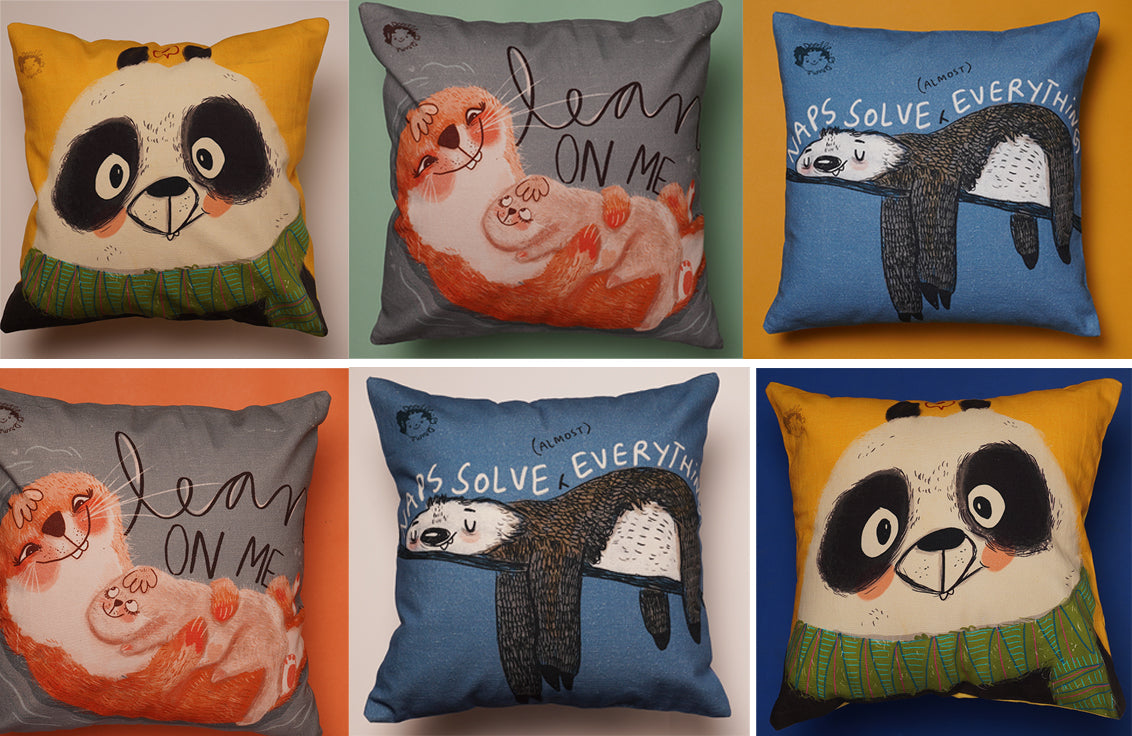 Cushion Covers : Pack of 3